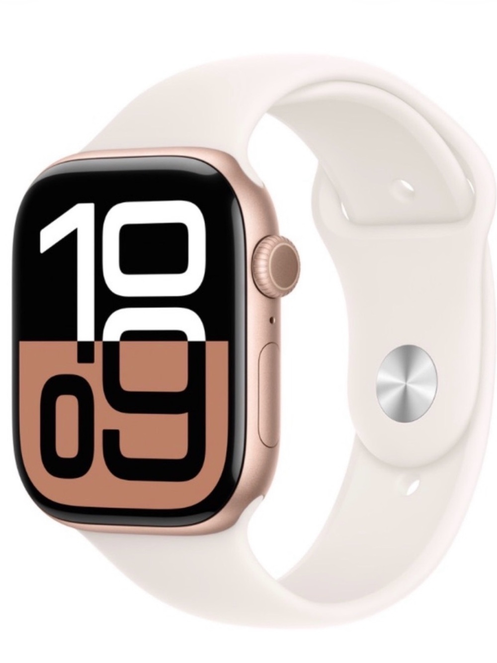 Apple Watch Series 10 46mm Pink Aluminum Case with 16 bands & new carrying case.